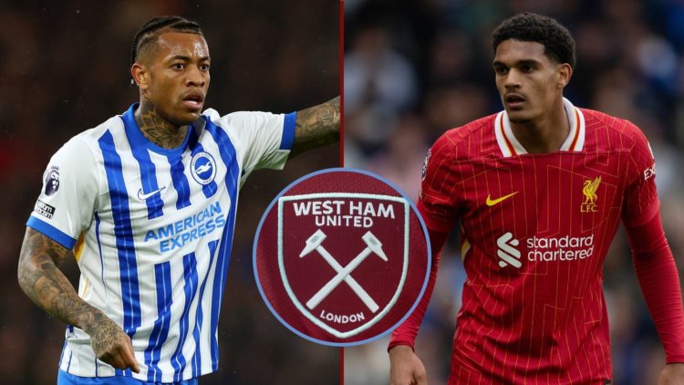 Left image, Igor Julio of Brighton gestures during the Premier League match between AFC Bournemouth and Brighton & Hove Albion FC at Vitality Stadi...