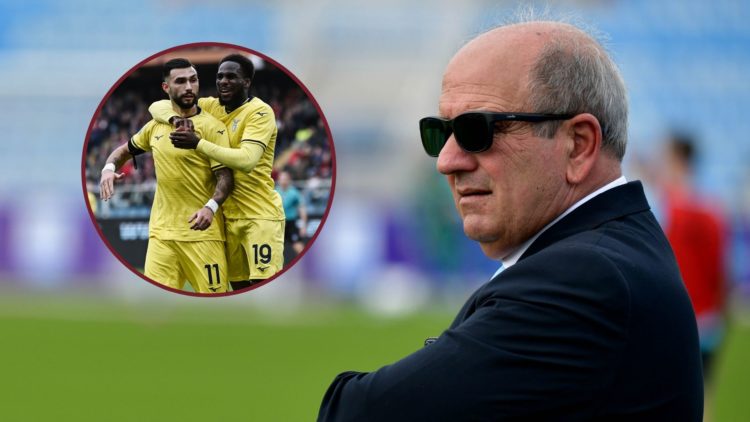 Main image, Sportive director SS Lazio Angelo Fabiani looks during the SS Lazio training session at Prince Faisal Bin Fahad on January 18, 2024 in ...