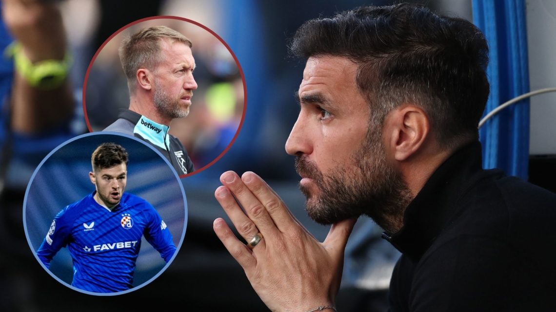 Main image, Como 1907 coach Cesc Fabregas looks on before the Serie A match between Como 1907 and FC Internazionale at Stadio G. Sinigaglia on May ...