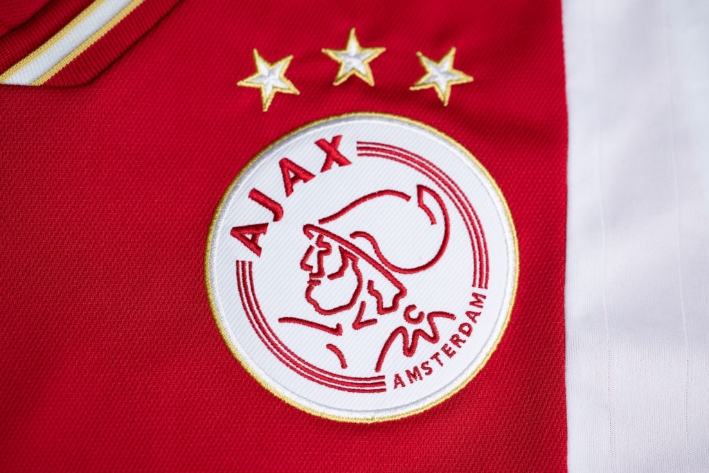 Ajax badge - UEFA Champions League 2022/23 Group Stage Teams Jerseys Shoot