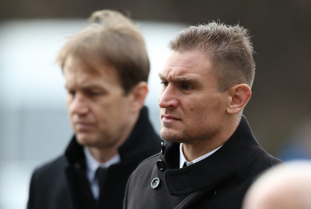 Nikica Jelavic during the Memorial Service For Former Rangers Manager Walter Smith