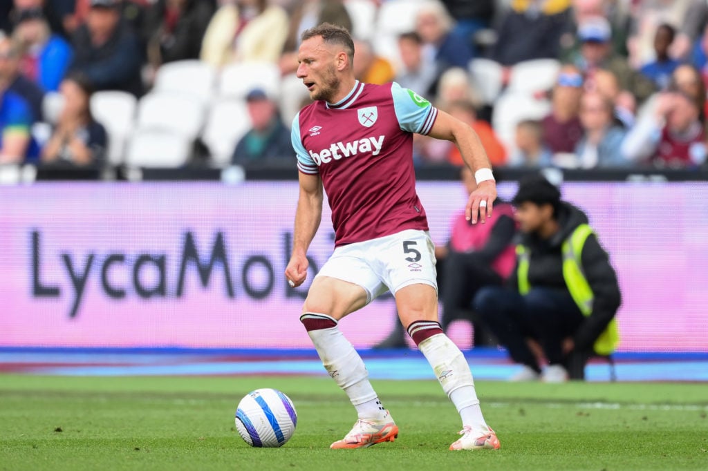 Vladimir Coufal during West Ham United FC v Nottingham Forest FC - Premier League