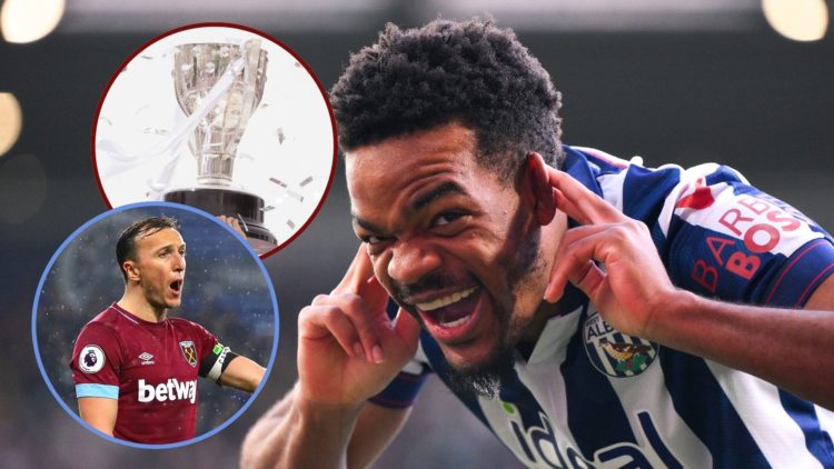 Main image, Grady Diangana of West Bromwich Albion celebrates the second goal scored by John Swift of West Bromwich Albion during the Sky Bet Champ...