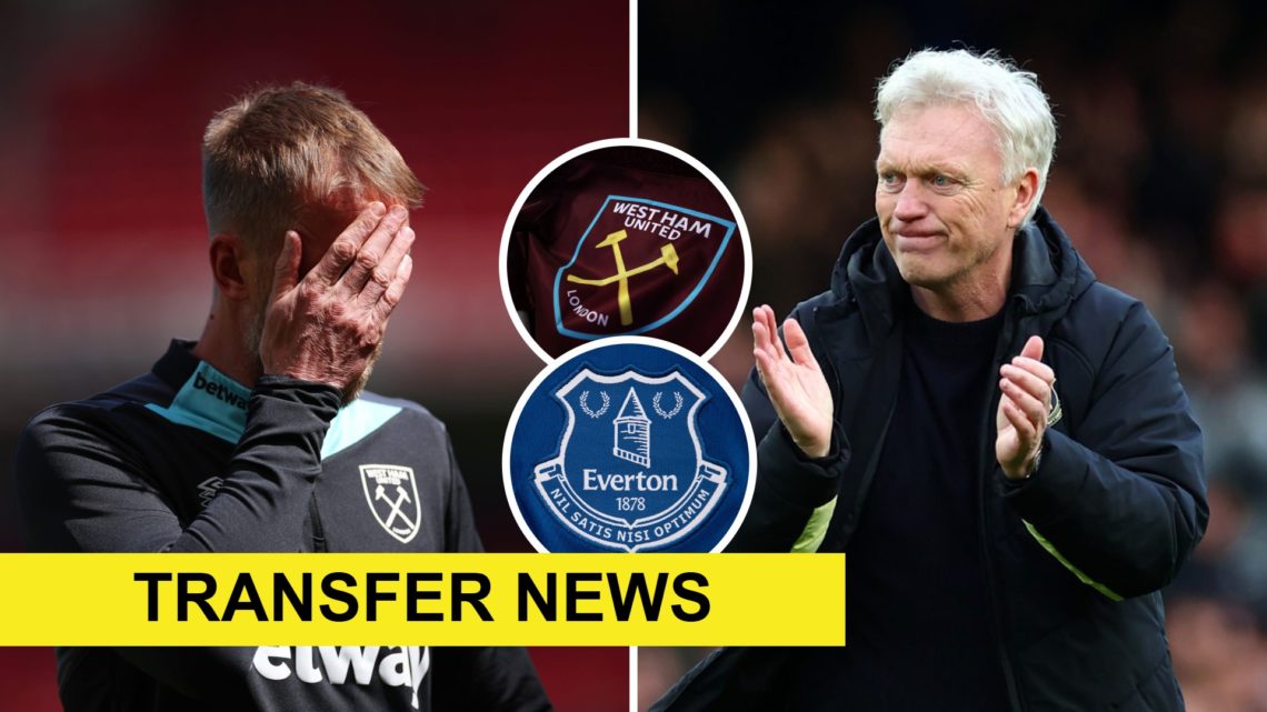 West Ham head coach Graham Potter and Everton boss David Moyes