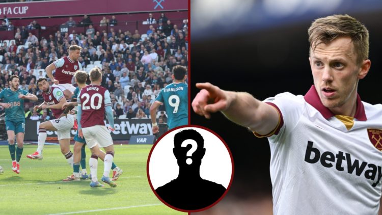 Split image showing West Ham United duo James Ward-Prowse and Niclas Fullkrug