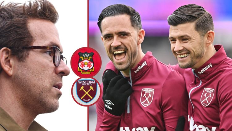 Wrexham co-owner Ryan Reynolds and departing West Ham duo Danny Ings and Aaron Cresswell