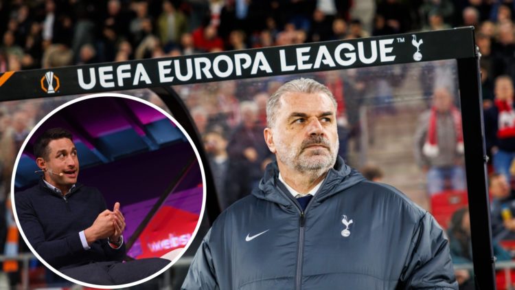 Ex Spurs boss Ange Postecoglou. Inset, journalist David Ornstein