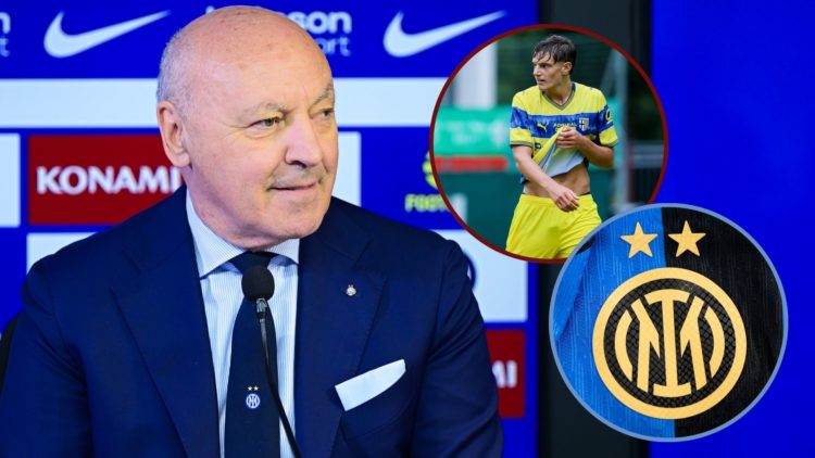 Main image, President and CEO Giuseppe Marotta of FC Internazionale speaks to the Media during the press conference at BPER Training Centre at Appi...
