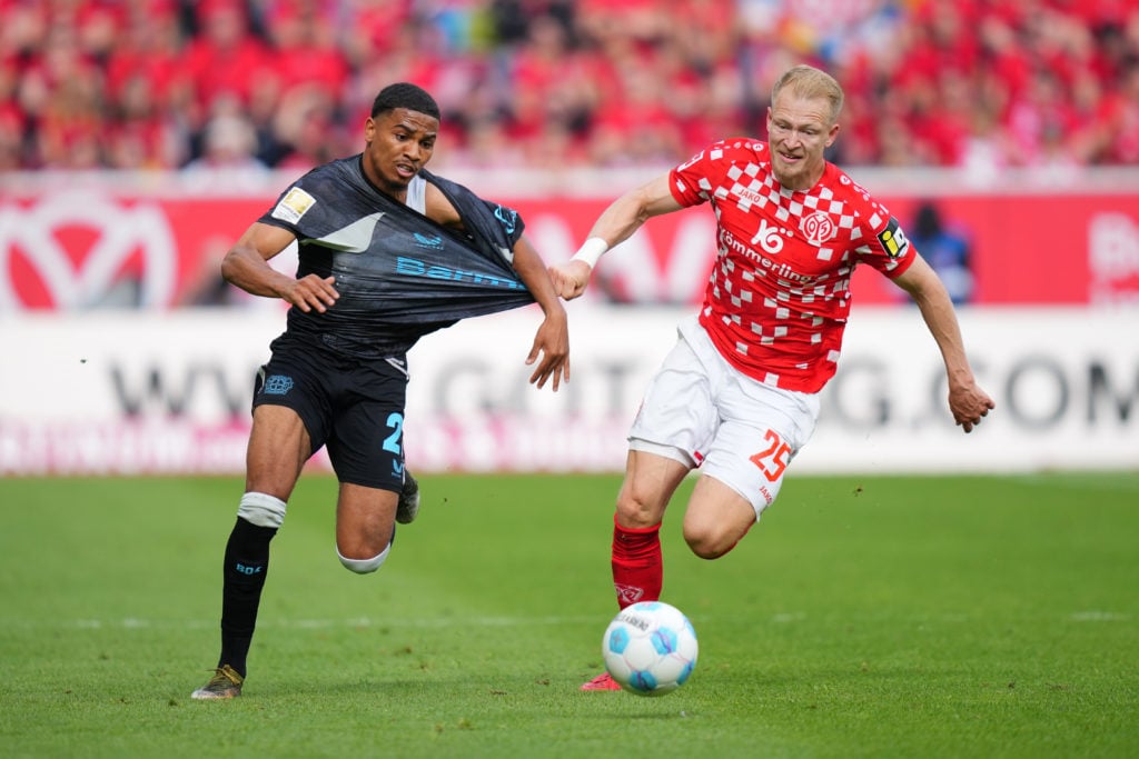 Rapid attacker Amine Adli shows his speed in action for Bayer Leverkusen