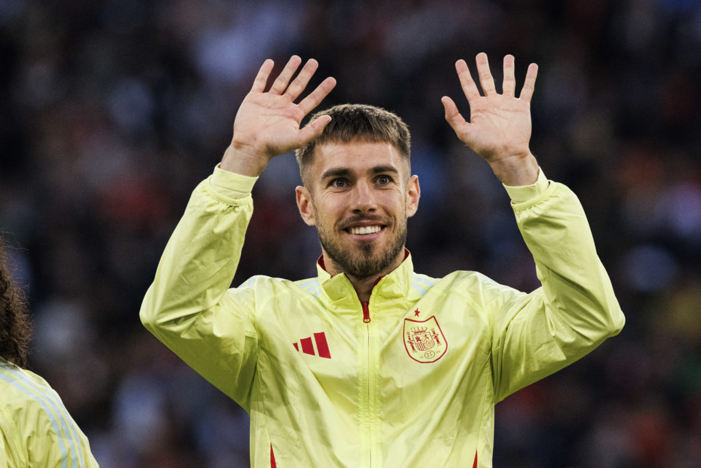 Celta Vigo defender Oscar Mingueza before Portugal v Spain - UEFA Nations League 2025 Final
