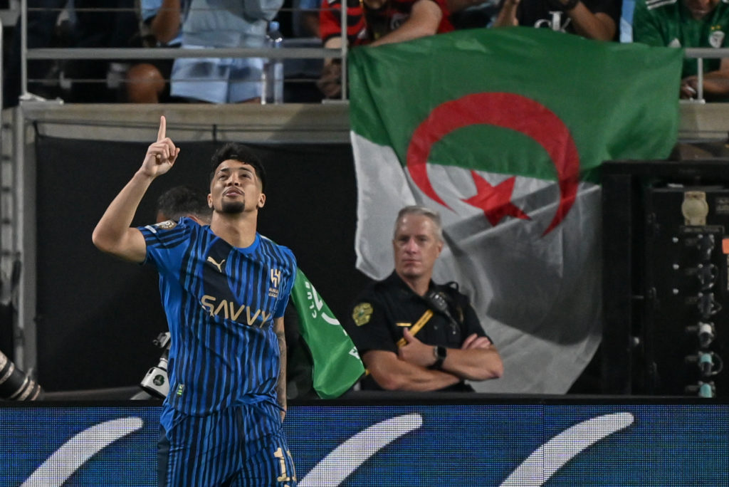 Marcos Leonardo celebrates during Manchester City v Al Hilal - 2025 FIFA Club World Cup