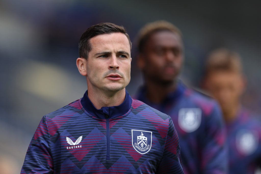 Josh Cullen walking out before Shrewsbury Town v Burnley - Pre-Season Friendly