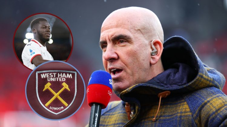 Main image, Paolo Di Canio working as a TV presenter during the Premier League match between Liverpool FC and Manchester City at Anfield on March 1...