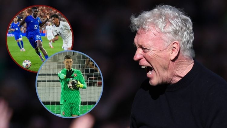 Main image, David Moyes the head coach / manager of Everton celebrates Abdoulaye Doucoure of Everton goal to make it 2-0 during the Premier League ...