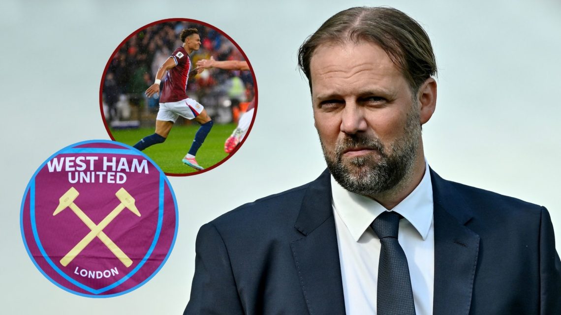 Main image, Tim Steidten technical director of West Ham United ahead of the Premier League match between West Ham United FC and Aston Villa FC at L...