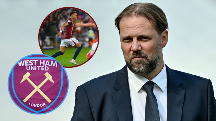 Main image, Tim Steidten technical director of West Ham United ahead of the Premier League match between West Ham United FC and Aston Villa FC at L...