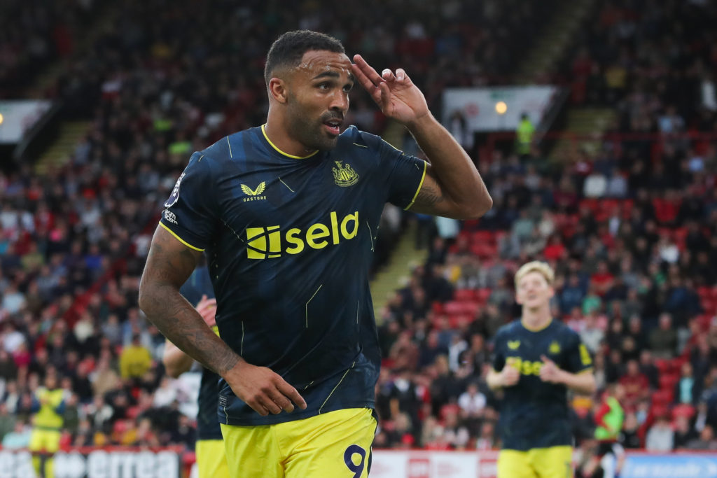Callum Wilson celebrates during Sheffield United v Newcastle United - Premier League