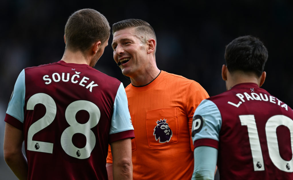 Referee Rob Jones oversaw one of the most controversial matches in recent years in a 4-3 defeat at Newcastle in March 2024