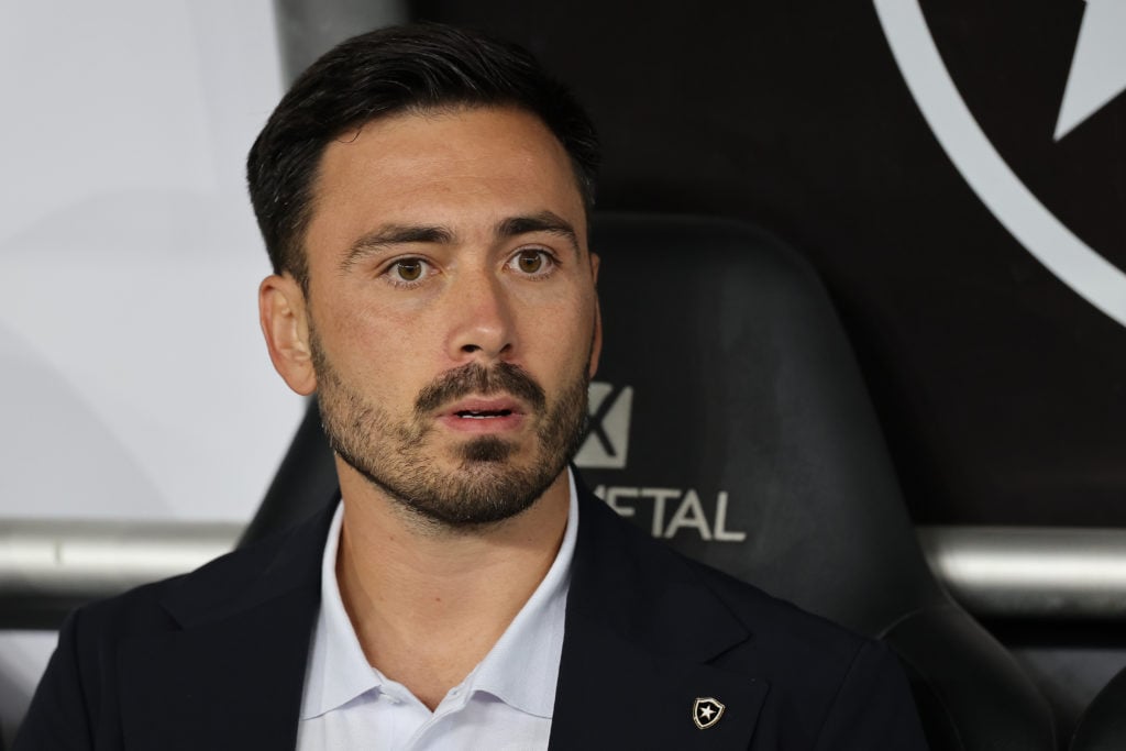 Coach Davide Ancelotti during Botafogo v Corinthians - Brasileirao 2025