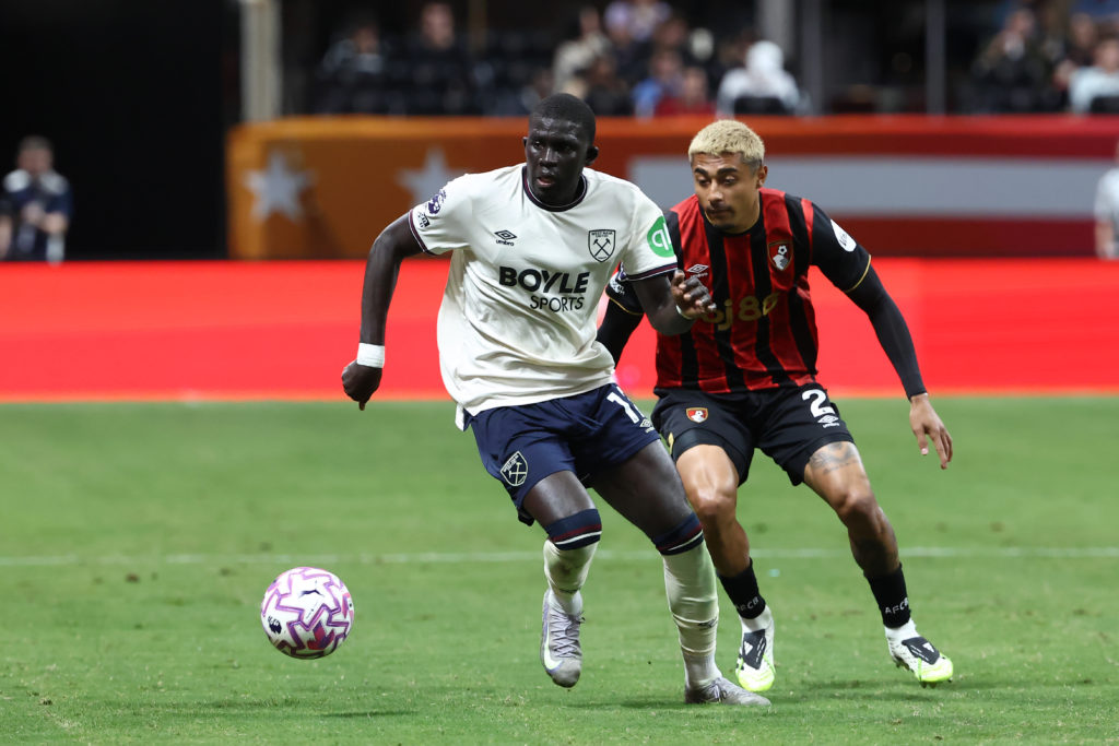 El Hadji Malick Diouf during the Premier League Summer Series AFC Bournemouth vs West Ham United