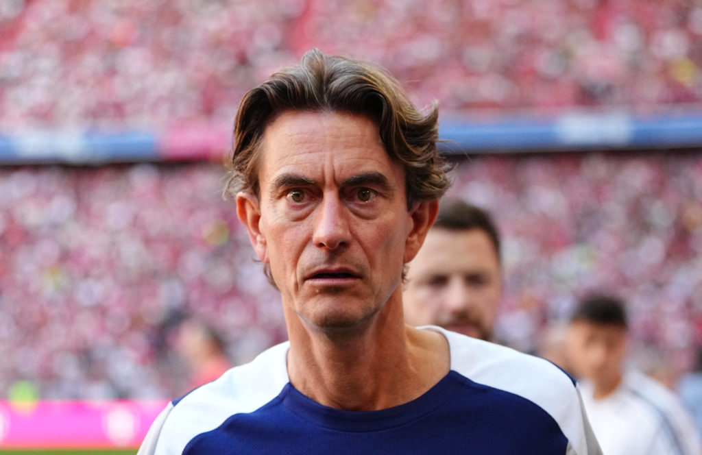 Thomas Frank during FC Bayern München vsTottenham Hotspur - pre season friendly
