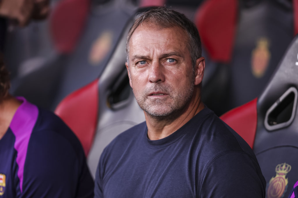 Hansi Flick during Rcd Mallorca V Fc Barcelona - La Liga Ea Sports