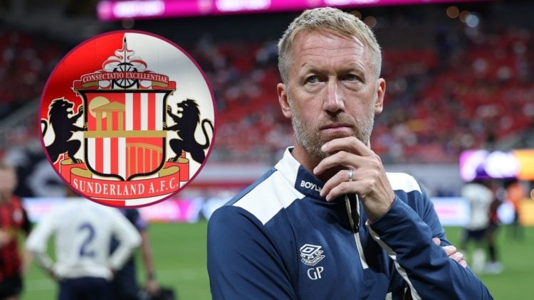 Main image, Graham Potter, Head Coach of West Ham United, reacts after winning the Premier League Summer Series match between AFC Bournemouth and W...