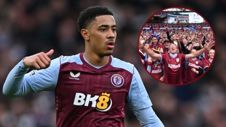 Main image, Jacob Ramsey of Aston Villa looks on during the Premier League match between Fulham FC and Aston Villa at Craven Cottage on February 17...