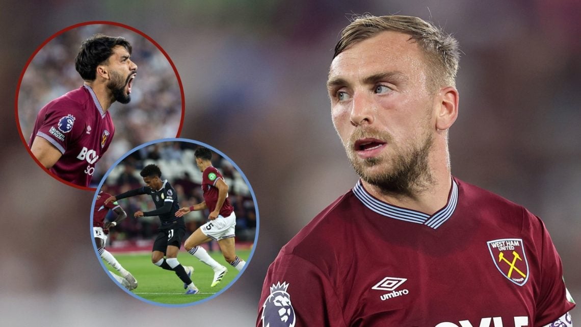 Main image, Jarrod Bowen of West Ham during the Premier League match between West Ham United and Chelsea at London Stadium on August 22, 2025 in Lo...