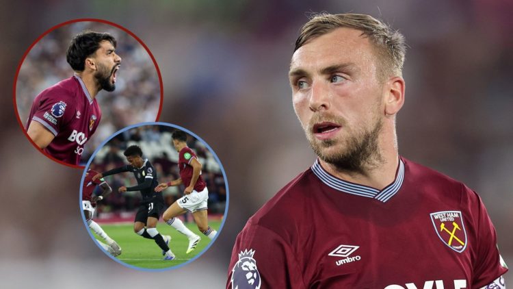 Main image, Jarrod Bowen of West Ham during the Premier League match between West Ham United and Chelsea at London Stadium on August 22, 2025 in Lo...