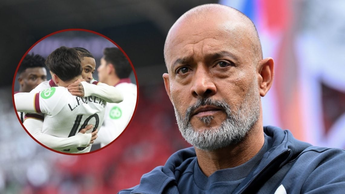Main image, Nuno Espirito Santo is the Nottingham Forest head coach during the Premier League match between Crystal Palace and Nottingham Forest at...