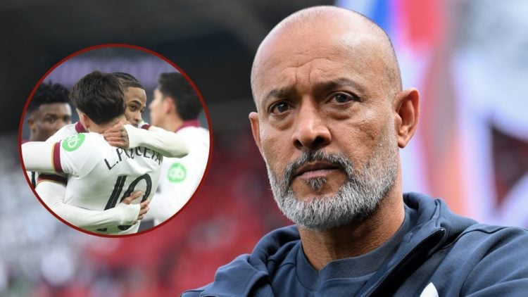 Main image, Nuno Espirito Santo is the Nottingham Forest head coach during the Premier League match between Crystal Palace and Nottingham Forest at...