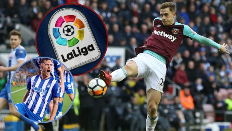 Main image, West Ham United's Toni Martinez during the The Emirates FA Cup Fourth Round match between Wigan Athletic and West Ham United at DW Stad...