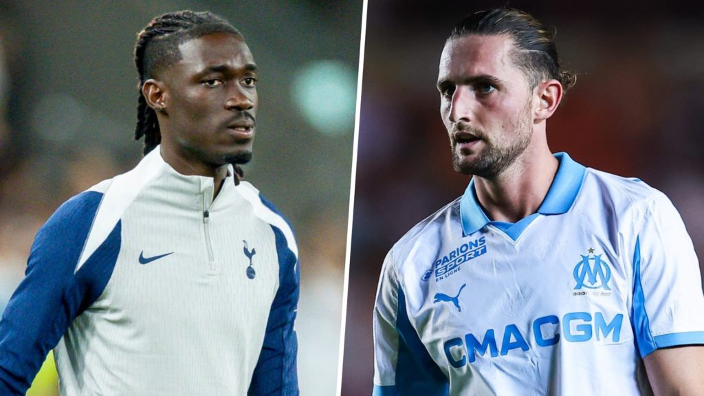 Spurs outcast midfielder Yves Bissouma and transfer-listed Marseille star Adrien Rabiot