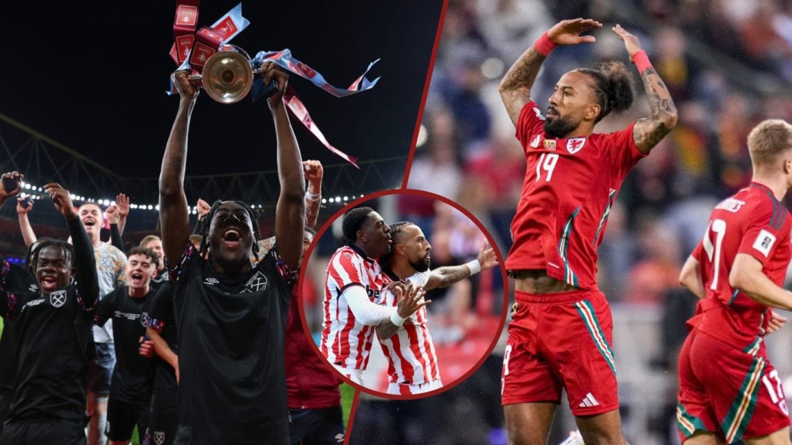 Split image showing former West Ham United youngsters and now Stoke City stars Divin Mubama and Sorba Thomas