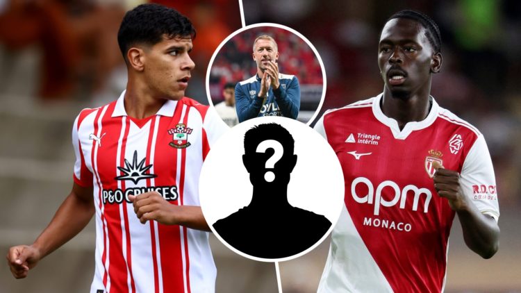 Midfielders Mateus Fernandes and Soungoutou Magassa set to join West Ham. Inset, Hammers head coach Graham Potter applauds.