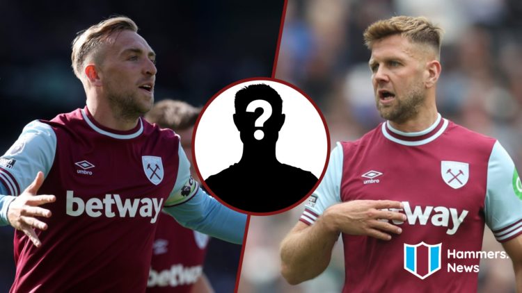 Split image showing West Ham United forwards Jarrod Bowen and Niclas Fullkrug