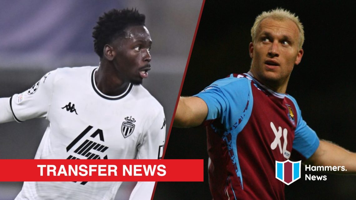 Split image showing Monaco's Soungoutou Magassa and former West Ham United striker Dean Ashton