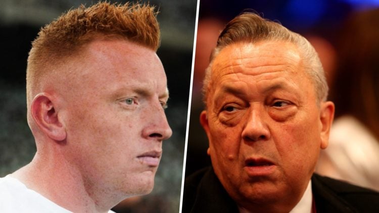Saints manager and West Ham fan Will Still and Hammers majority owner David Sullivan