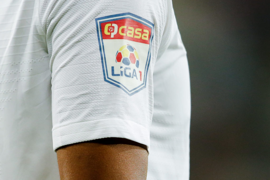 The Romanian Liga logo - Gent v FC Viitorul Constanta - UEFA Europa League