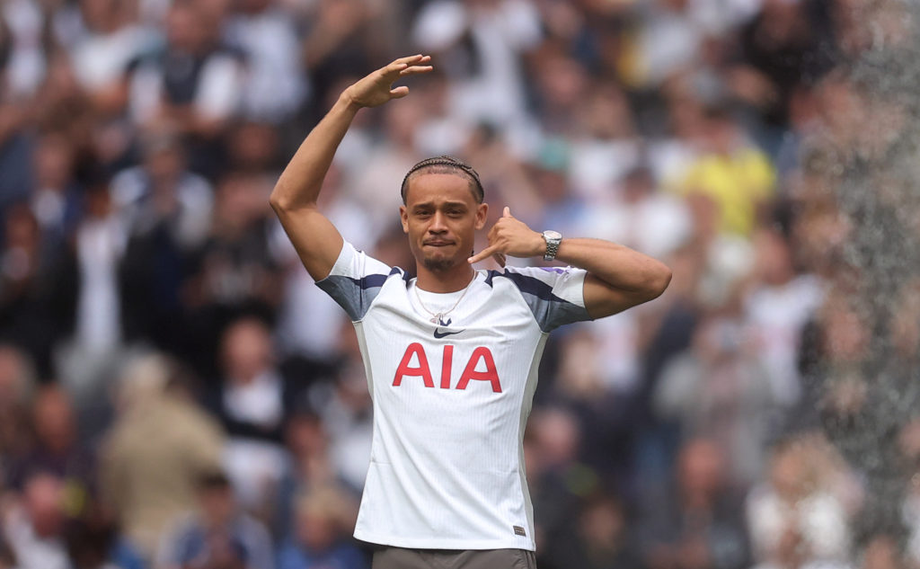 Dutch star Xavi Simons unveiled to fans after signing for Tottenham Hotspur