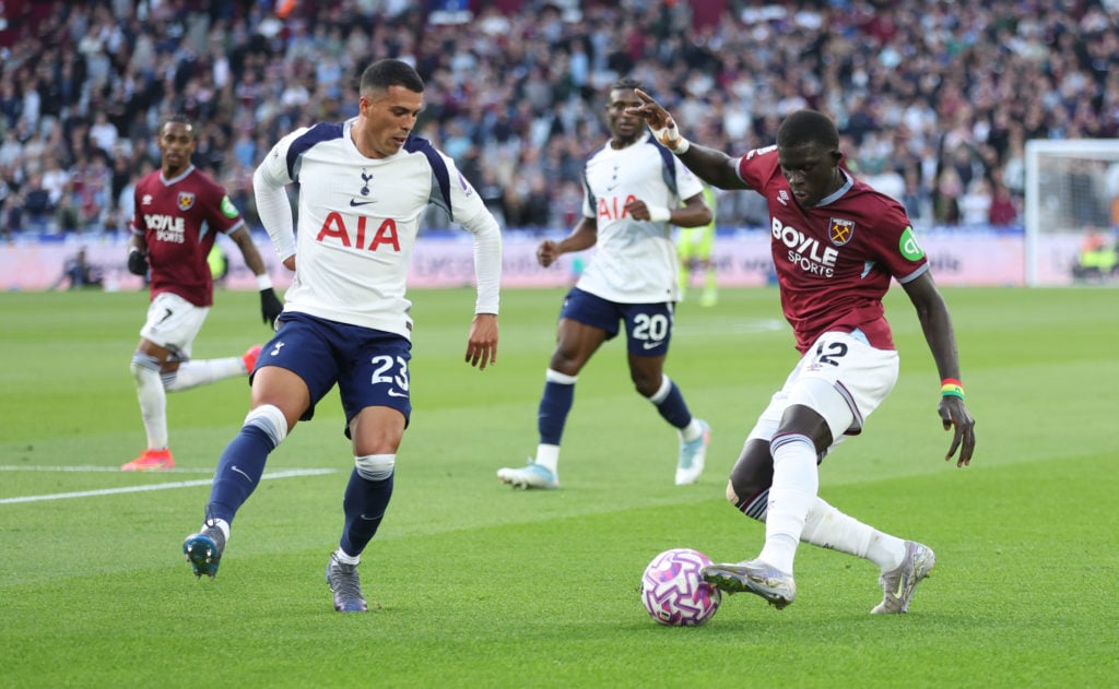 El Hadji Malick Diouf during West Ham United v Tottenham Hotspur - Premier League