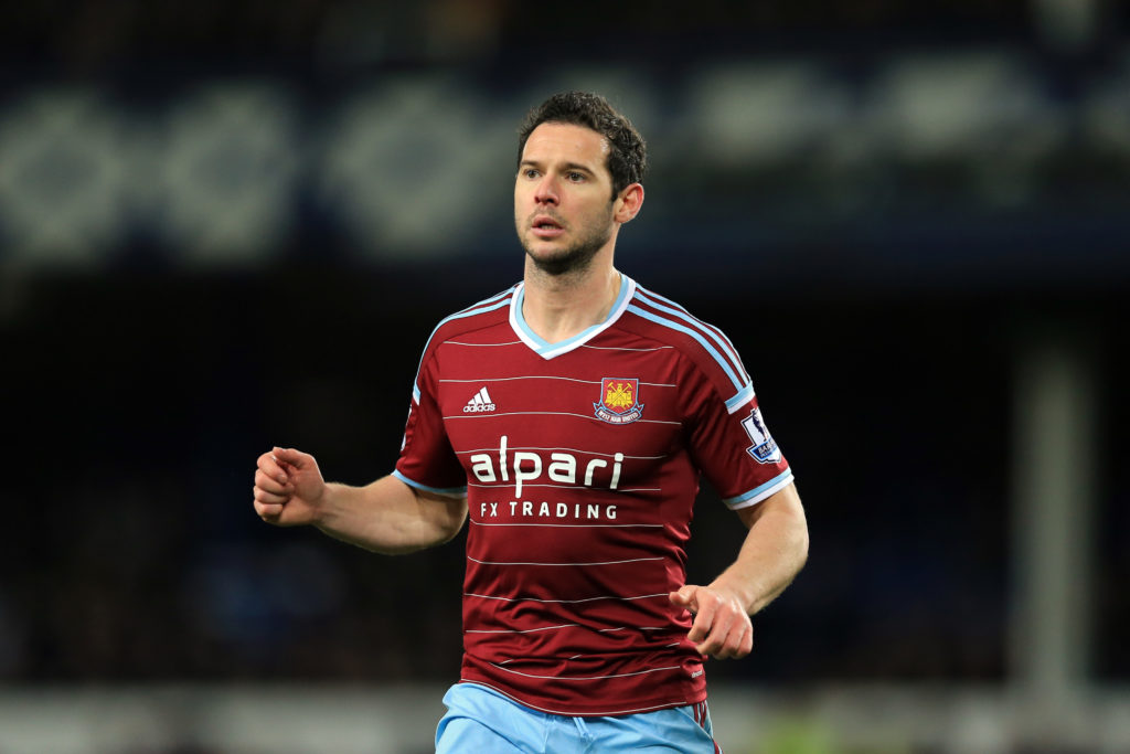 Matt Jarvis during the FA Cup Round Three - Everton v West Ham Untied
