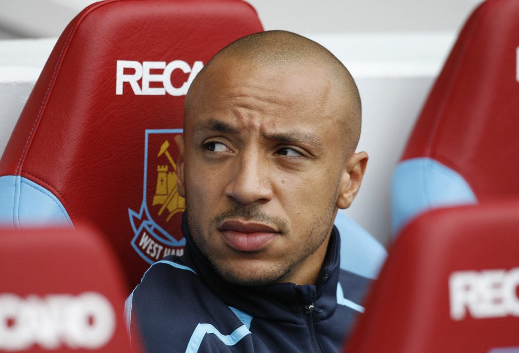 West Ham's French footballer Julien Faubert