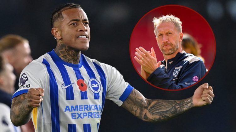 Main image, Brighton's Brazilian defender #03 Igor Julio celebrates on the pitch after the English Premier League football match between Brighton a...