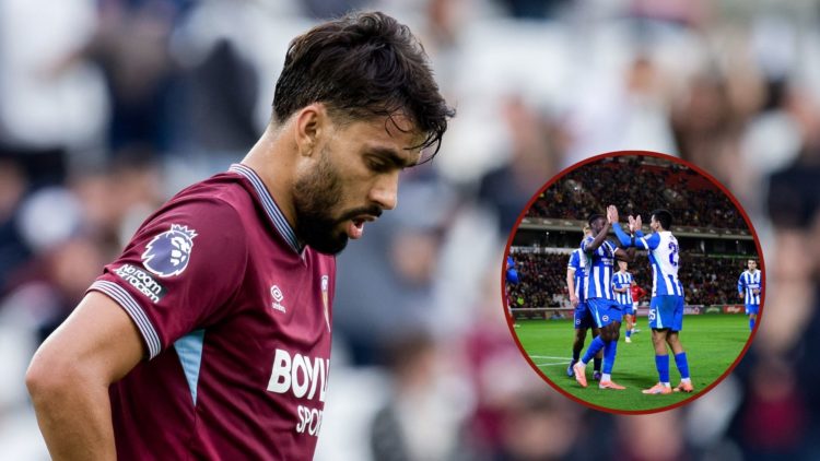 Main image, Lucas Paqueta of West Ham after the Premier League match between West Ham United and Crystal Palace at London Stadium on September 20, ...