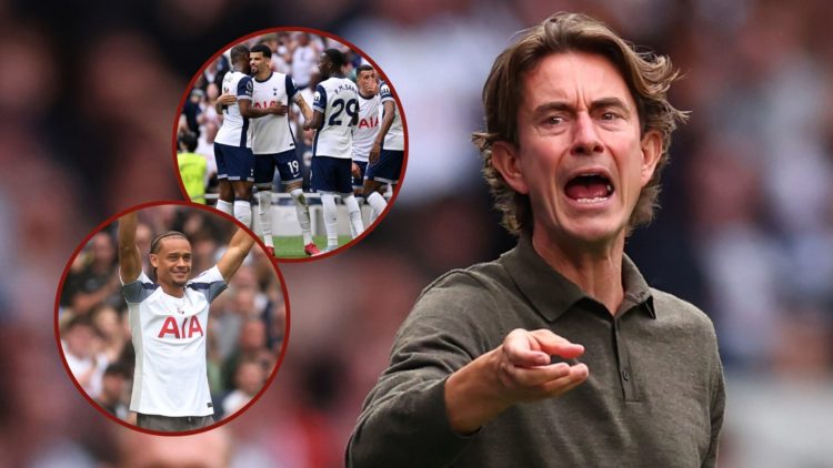 Main image, Tottenham Hotspur Manager Thomas Frank during the Premier League match between Tottenham Hotspur and Bournemouth at Tottenham Hotspur S...