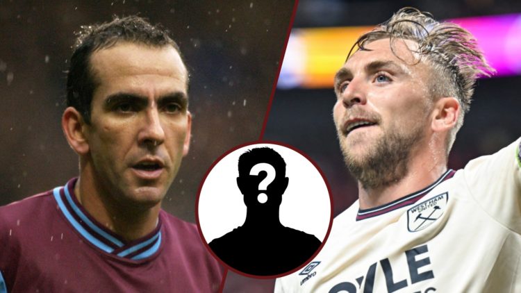 Split image showing West Ham United legends Paolo di Canio and Jarrod Bowen