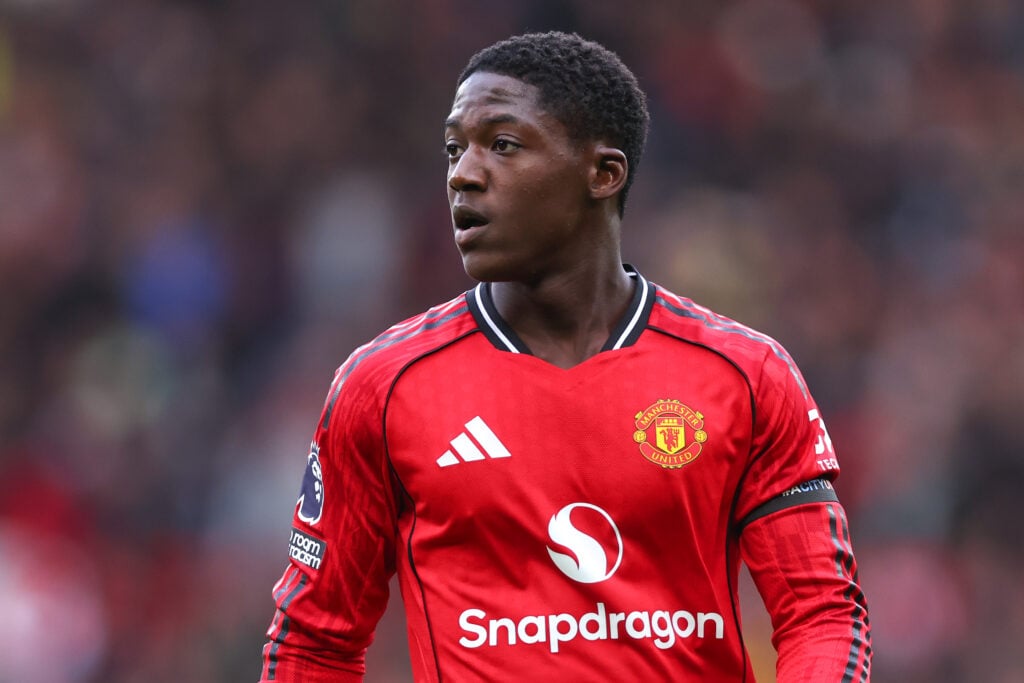 Kobbie Mainoo during Manchester United v Sunderland - Premier League