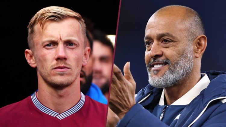 West Ham outcast James Ward-Prowse and Hammers boss Nuno Espirito Santo